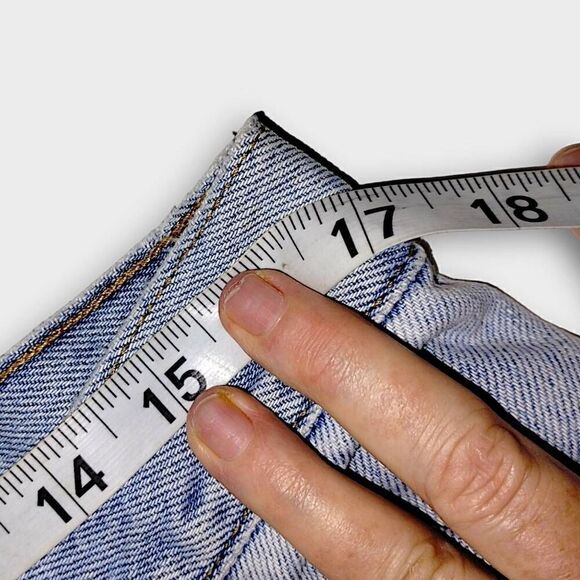 Levis 550 Mens Jeans Sz 34/34 Washed Faded Tapered Leg Relaxed Fit Blue Denim - Picture 9 of 11